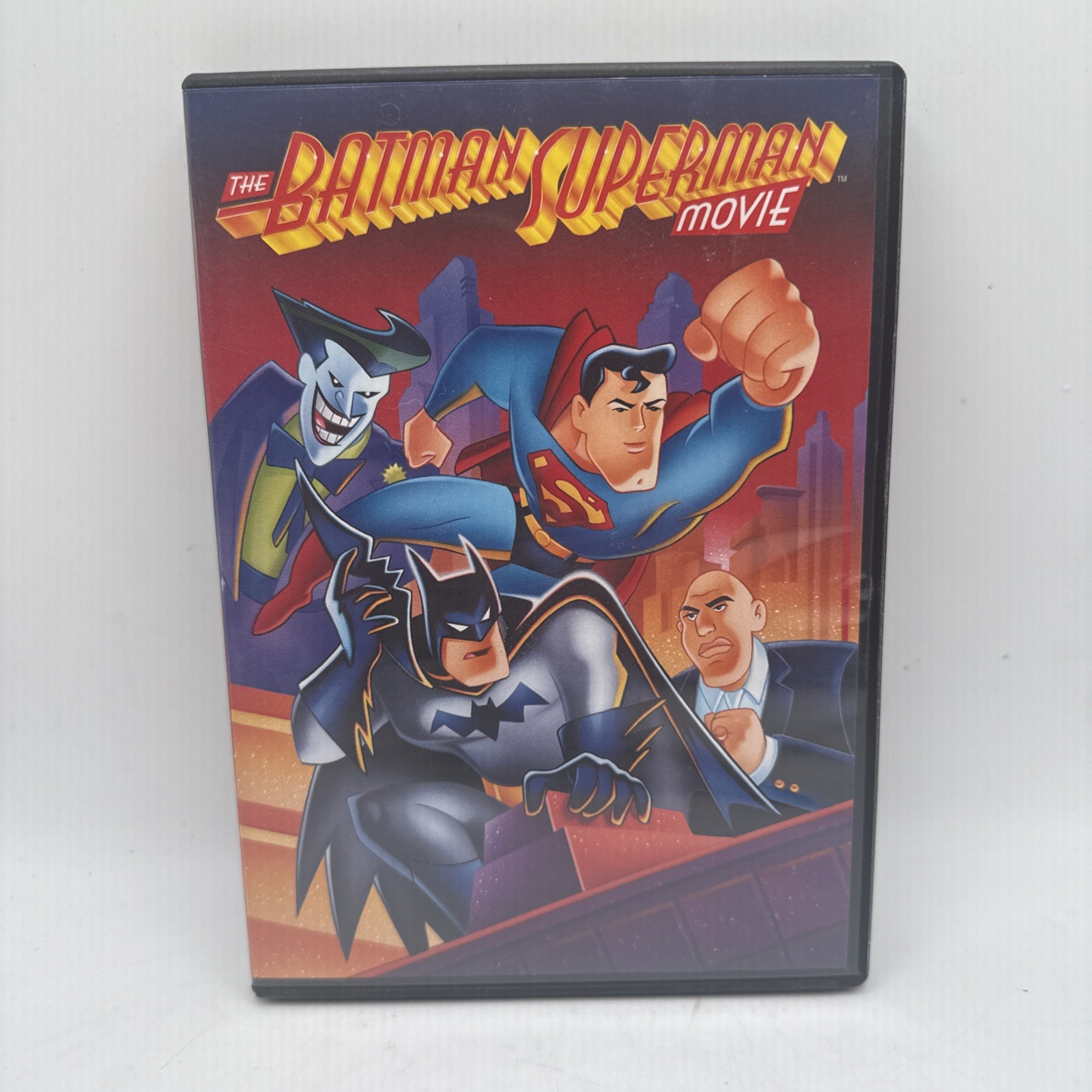 The Batman Superman Movie 1997 DVD 2010 Joker Lex Luthor DC Comics DCU
