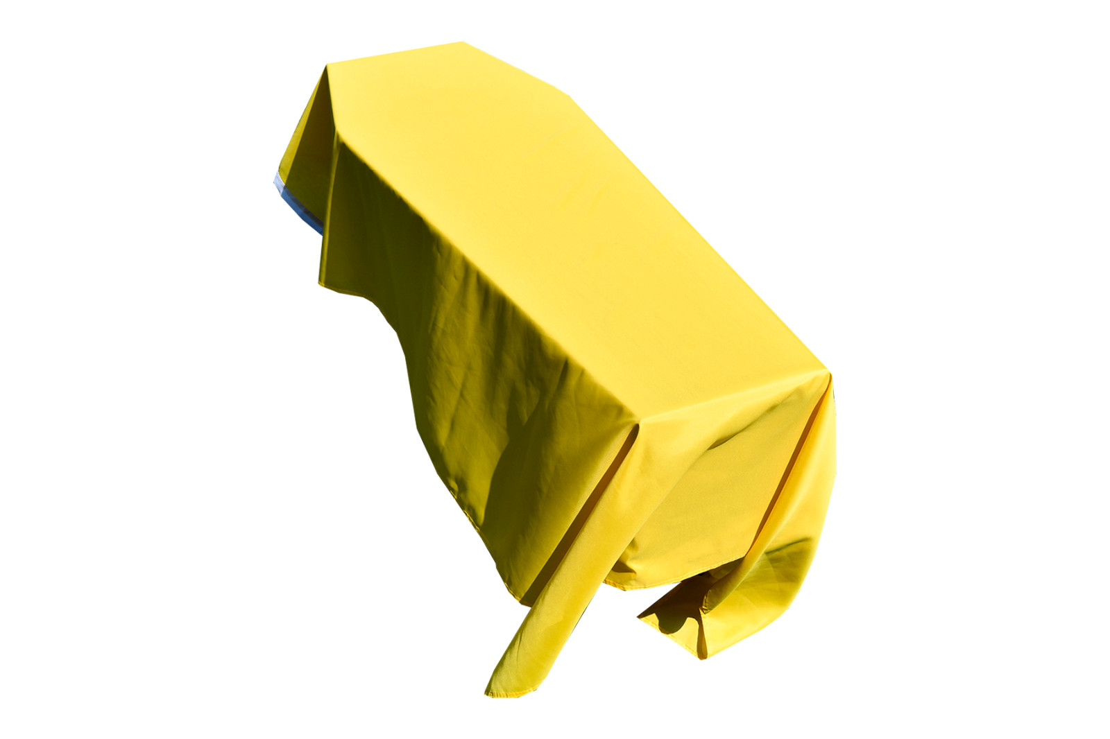 Plain Yellow Flag Coffin Drape - Quick Dispatch