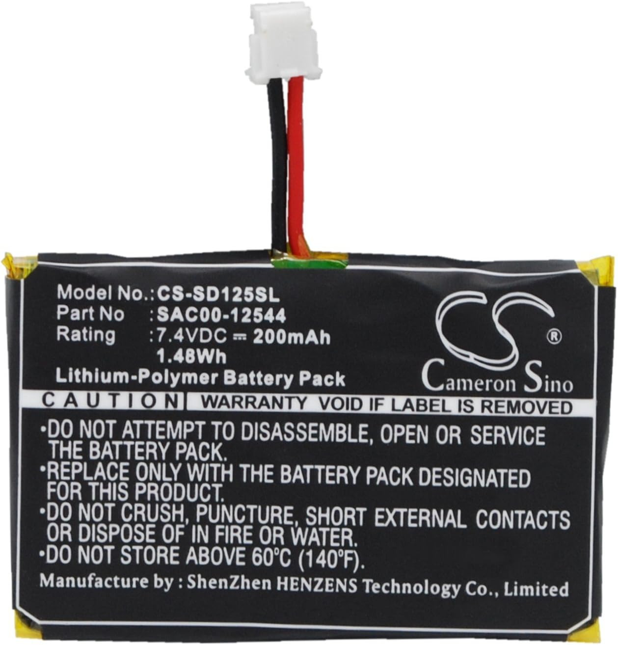 ACCCHEN Rechargeable Battery for Houndhunter SD-3225 SR-300 Rec, Prohunter SD-25