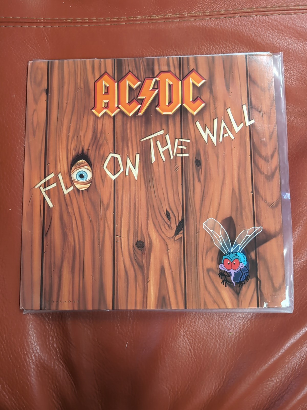 AC/DC Fly On the Wall Vinyl LP Record Atlantic 81263-1-E 1985