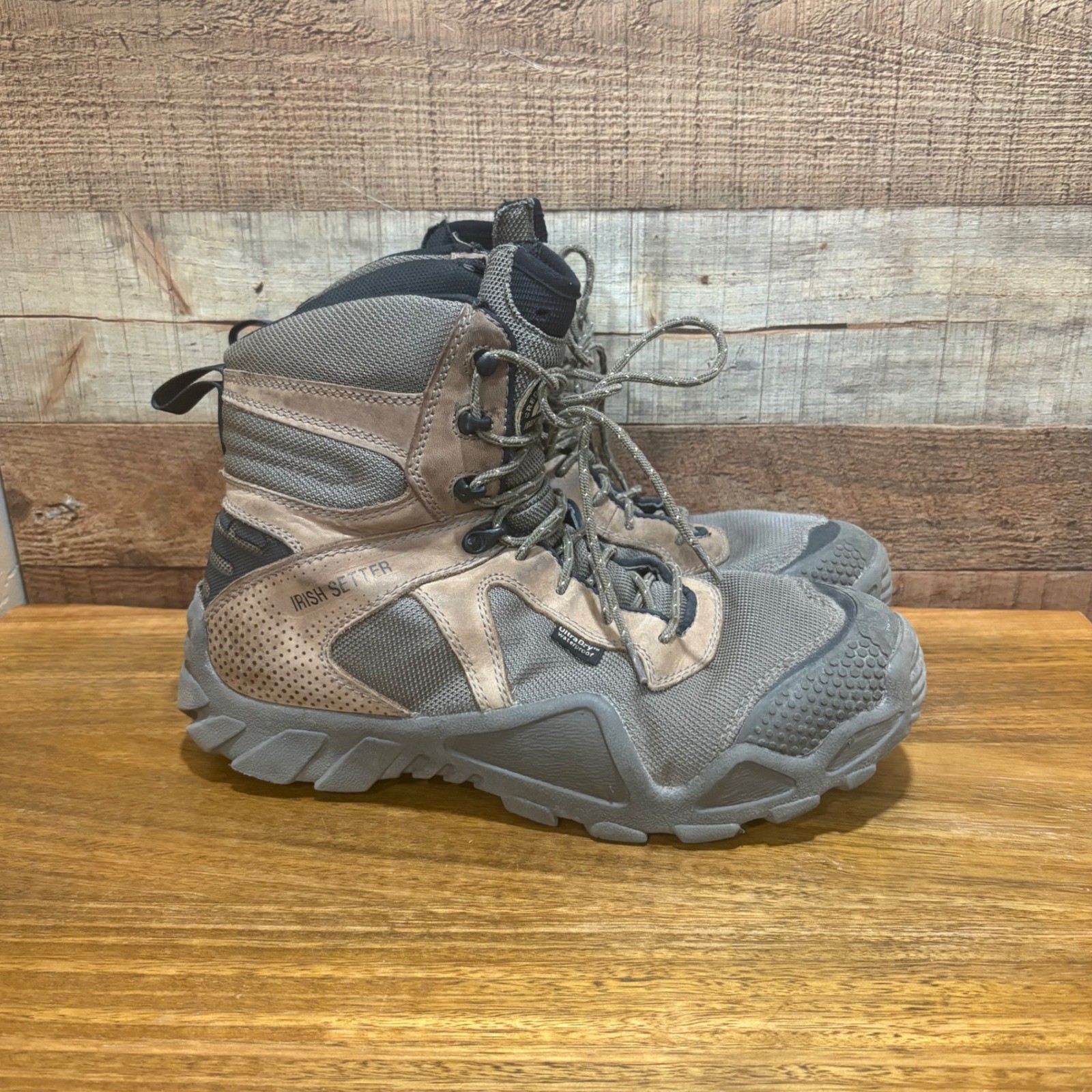 Red Wing Irish Setter Hunt Mens 12D Waterproof Insulated Hunting Boots Brown