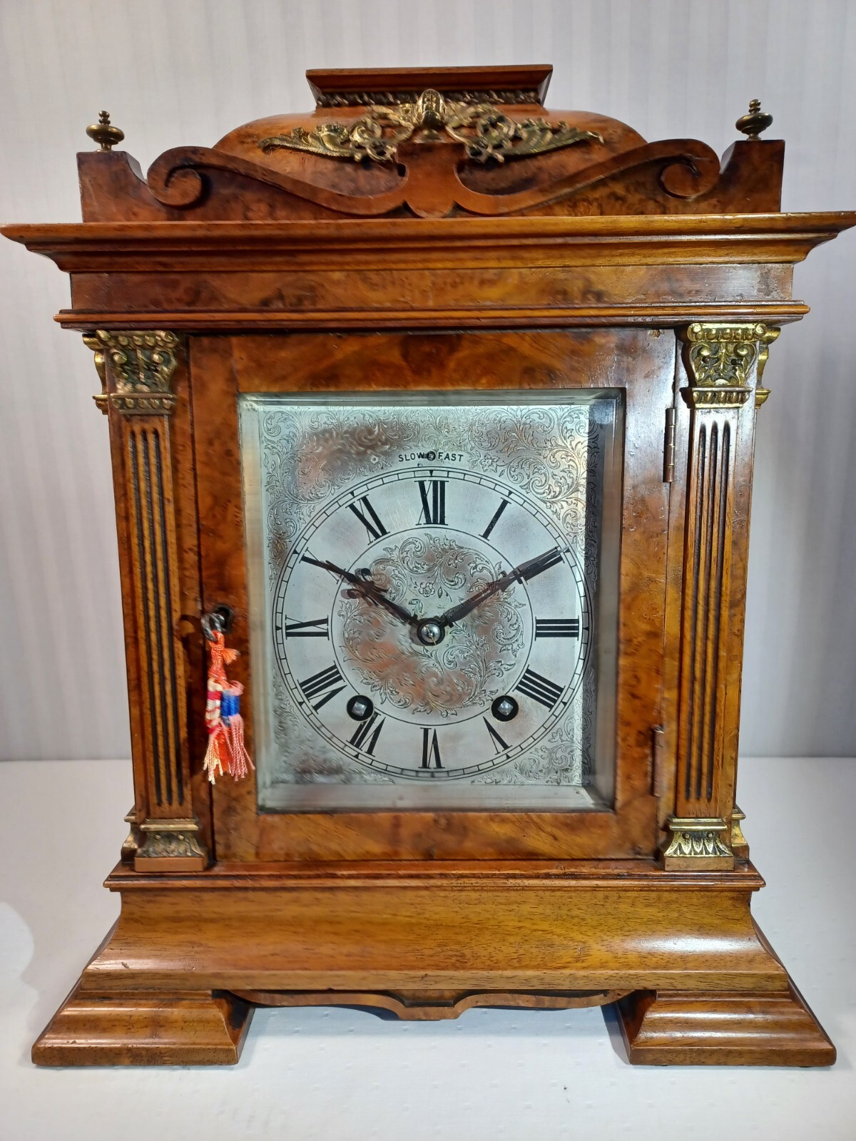 Antique German LENZKIRCH French/Neo-Classic Table CLOCK 1900 - BEAUTY & ON SALE!