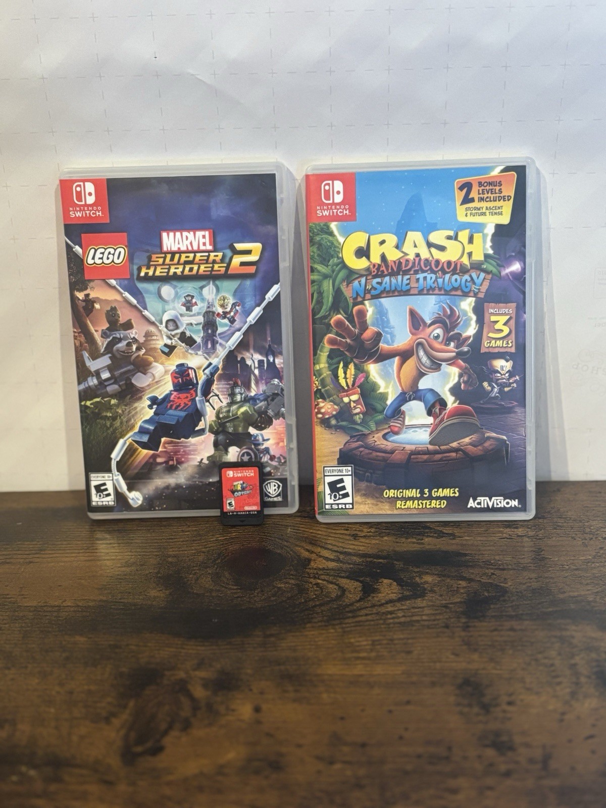 Super Mario Odyssey Nintendo Switch (Crash Bandicoot LEGO Marvel Super Heroes 2)