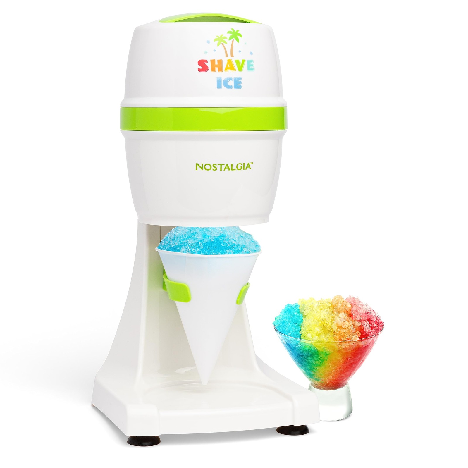 Nostalgia Snow Cone Shaved Retro TableTop Slushie Machine  Includes 1 Reusabl...