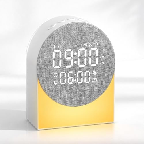 Sunrise Alarm Clock White Noise Sound Machine Night Light, Sound Machine with 