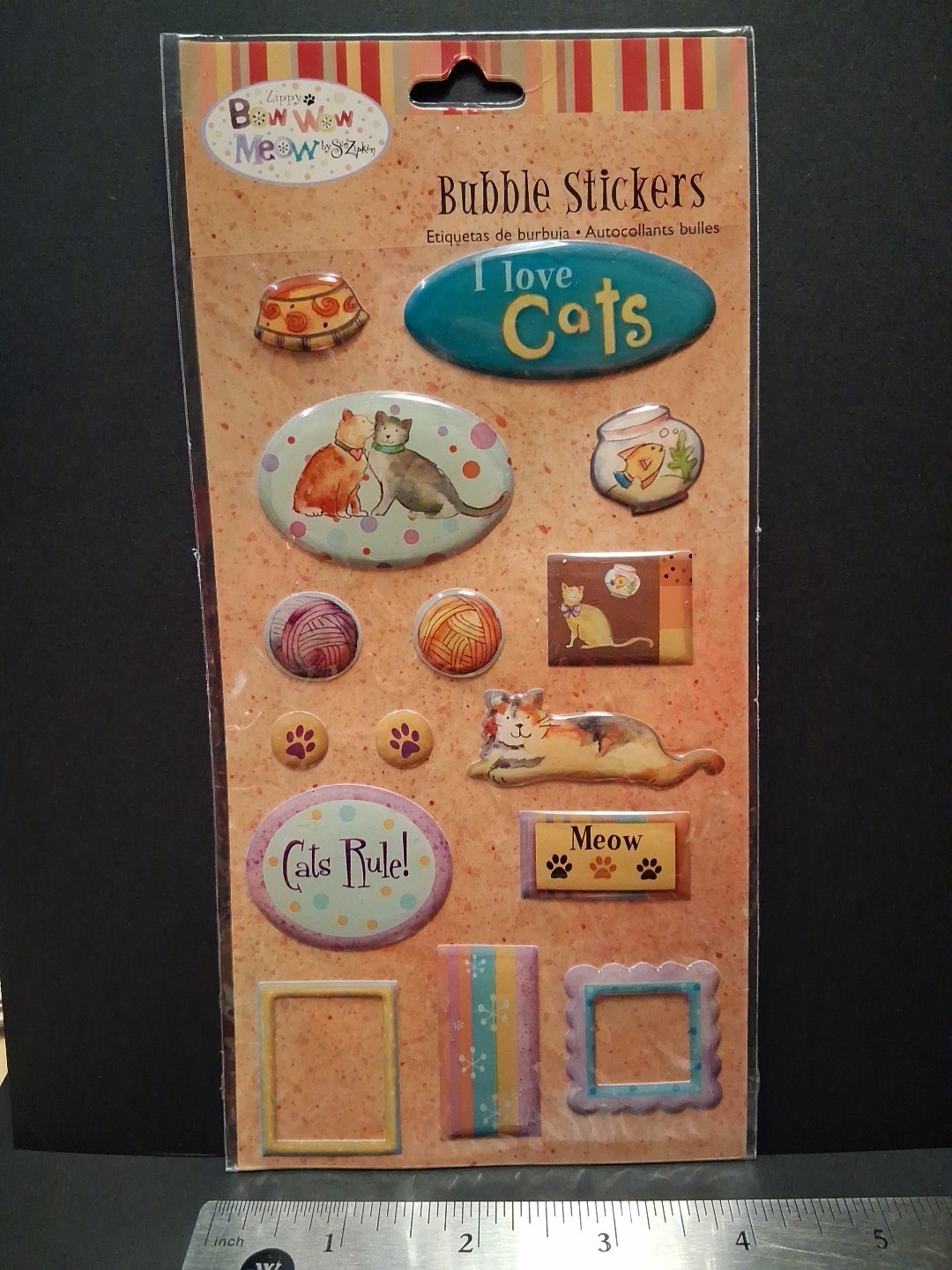 Sticker Pack 1 Sheet Scrapbooking Cats Kittens