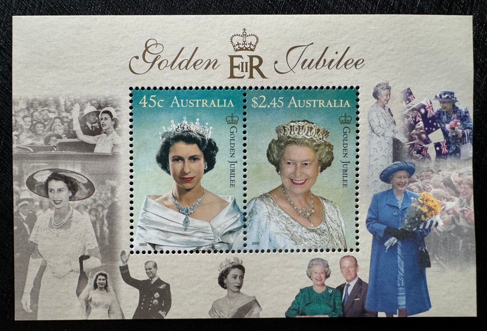 AUSTRALIA 2002 GOLDEN JUBILEE of QUEEN ELIZABETH II MS MNH SG#MS2172 A5893