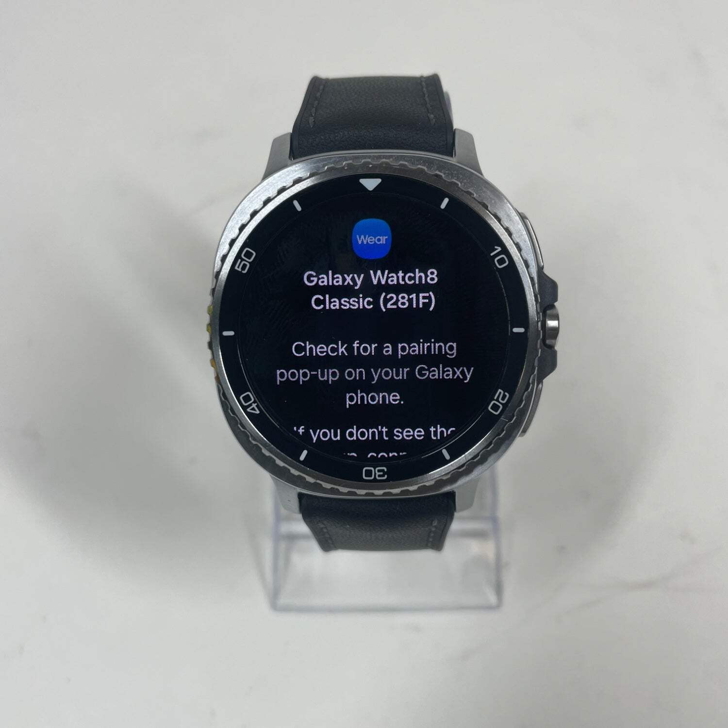 GPS Only Samsung Galaxy Watch8 Classic Stainless Steel Smartwatch SM-L500