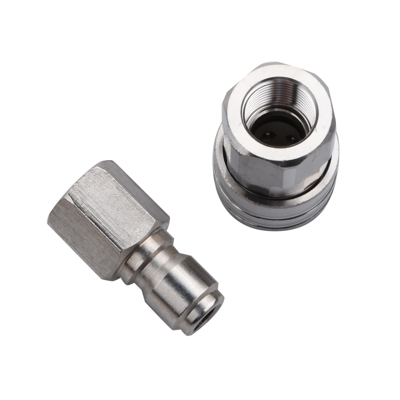 Quick Connect 4000PSI Maximum Pressure Washer Adapter Set Swivel to 3/8 inch