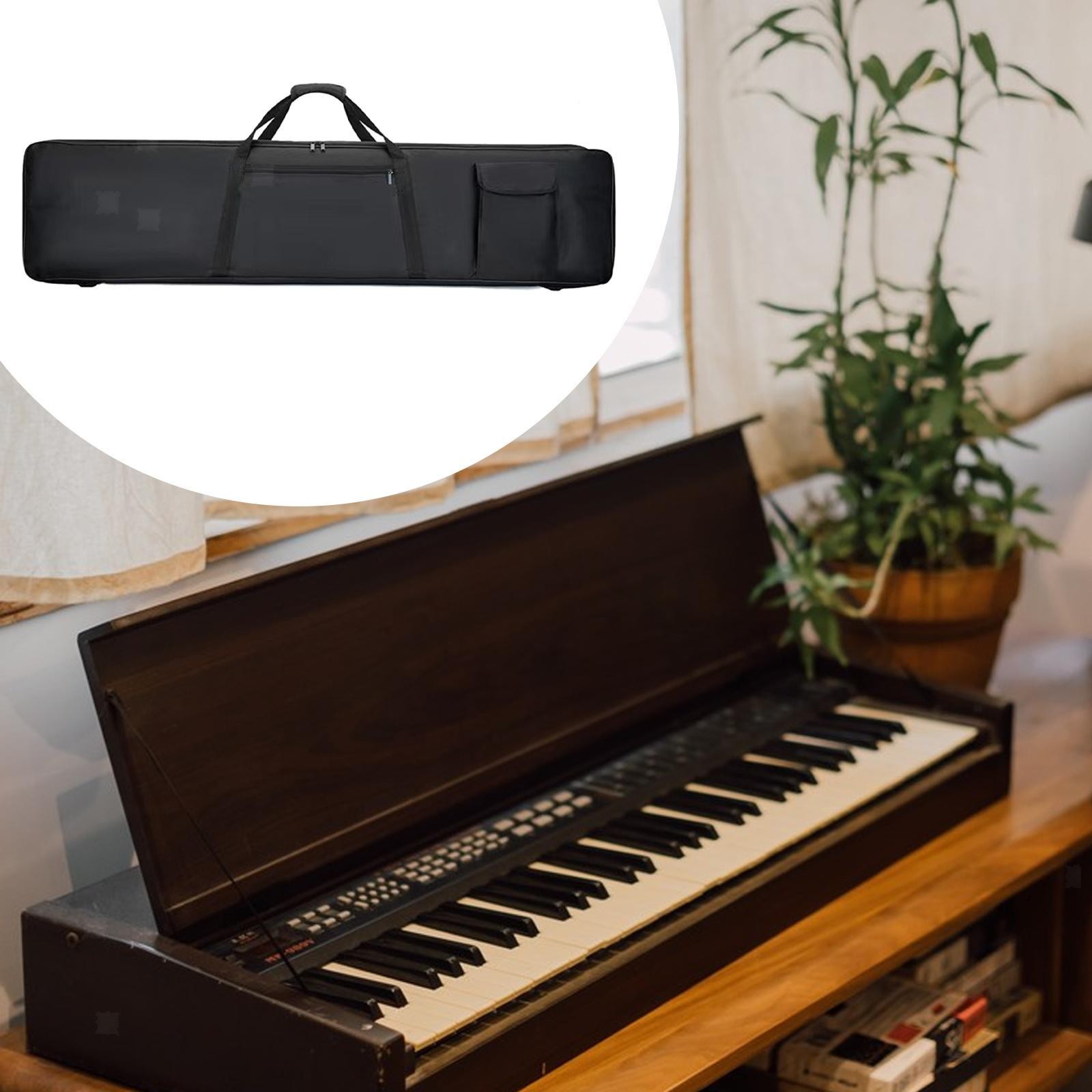 88 Key Keyboard Bag Portable Carry Case for Concert Music Studio Travel
