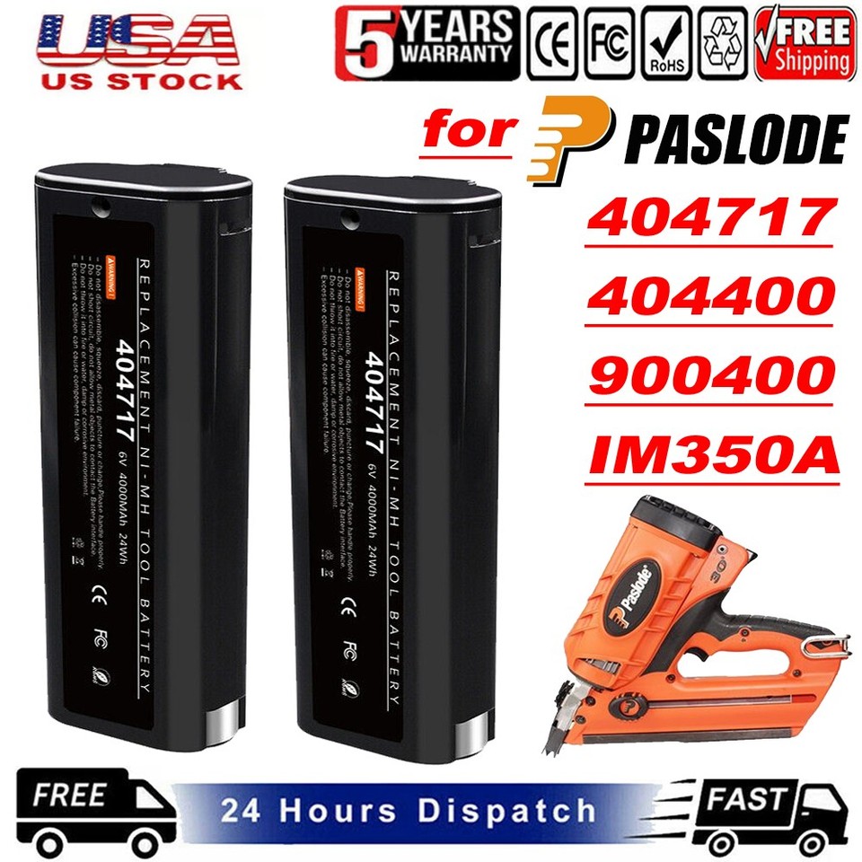 1-2PCS For PASLODE 900400 900420 902000 Impulse Cordless Nailer Battery