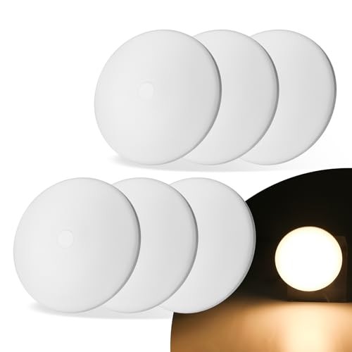 RV Light Interior 12V, 4.5Inch RV Ceiling Dome Light, 4.5 INCH Warm White 6Pack