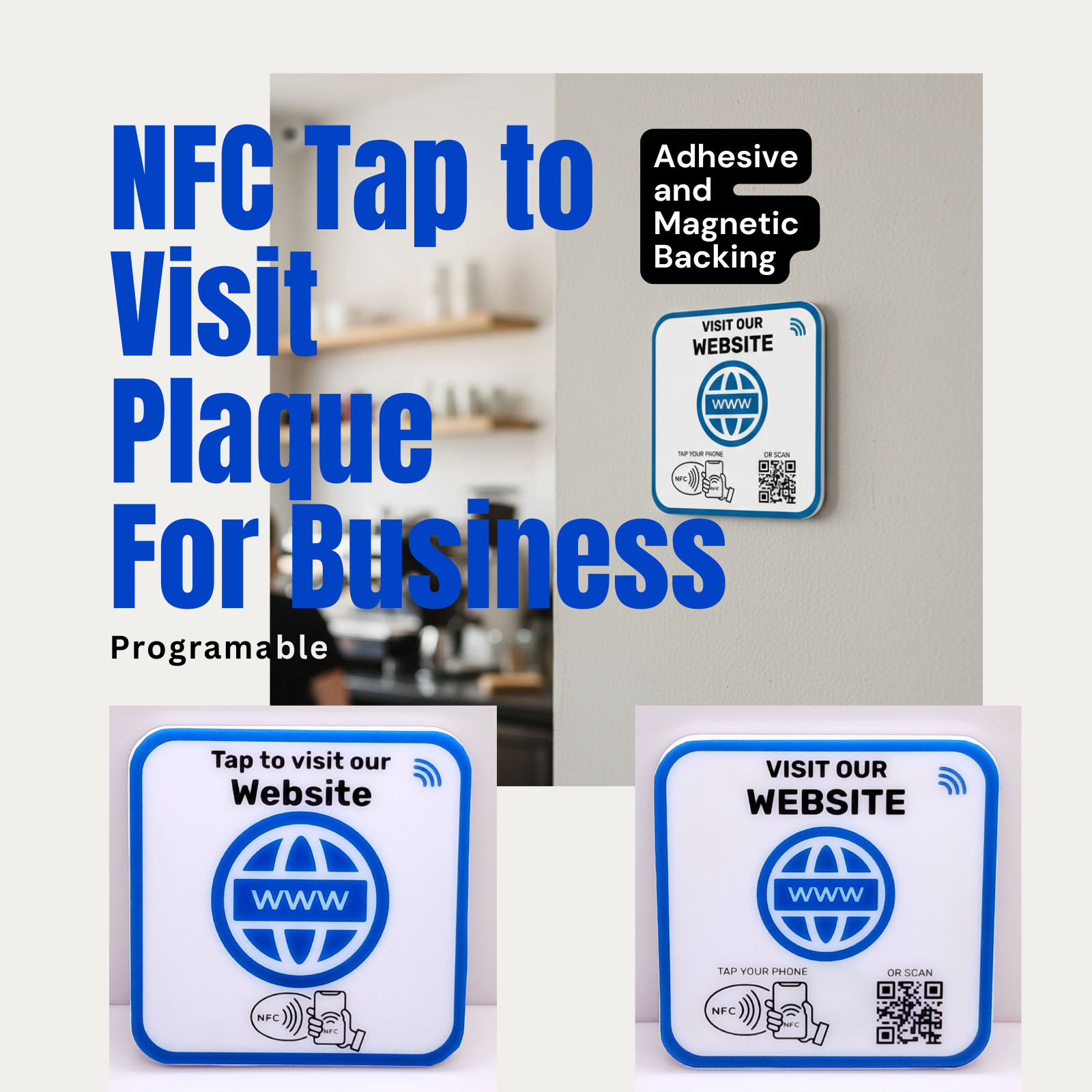 NFC Website Plaque – NFC Business Card for Instant Website Access