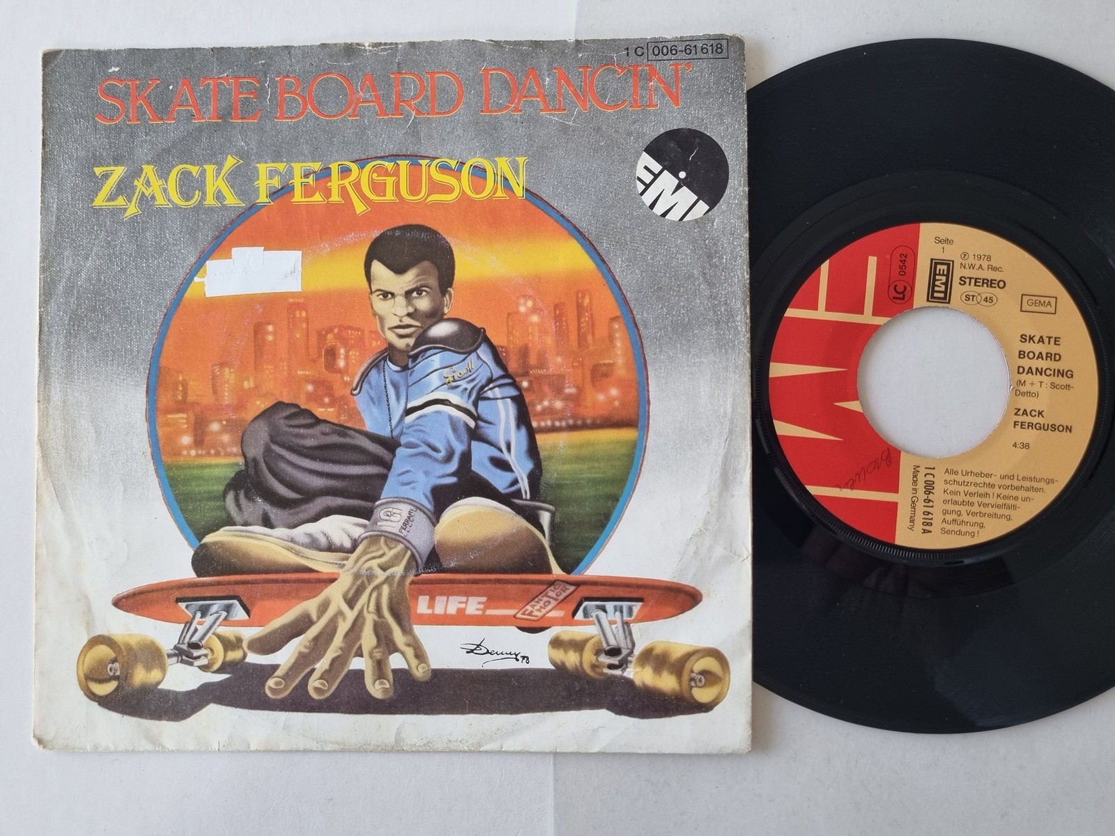 Zack Ferguson - Skate Board Dancin' / Dancing Cat 7'' Vinyl Germany