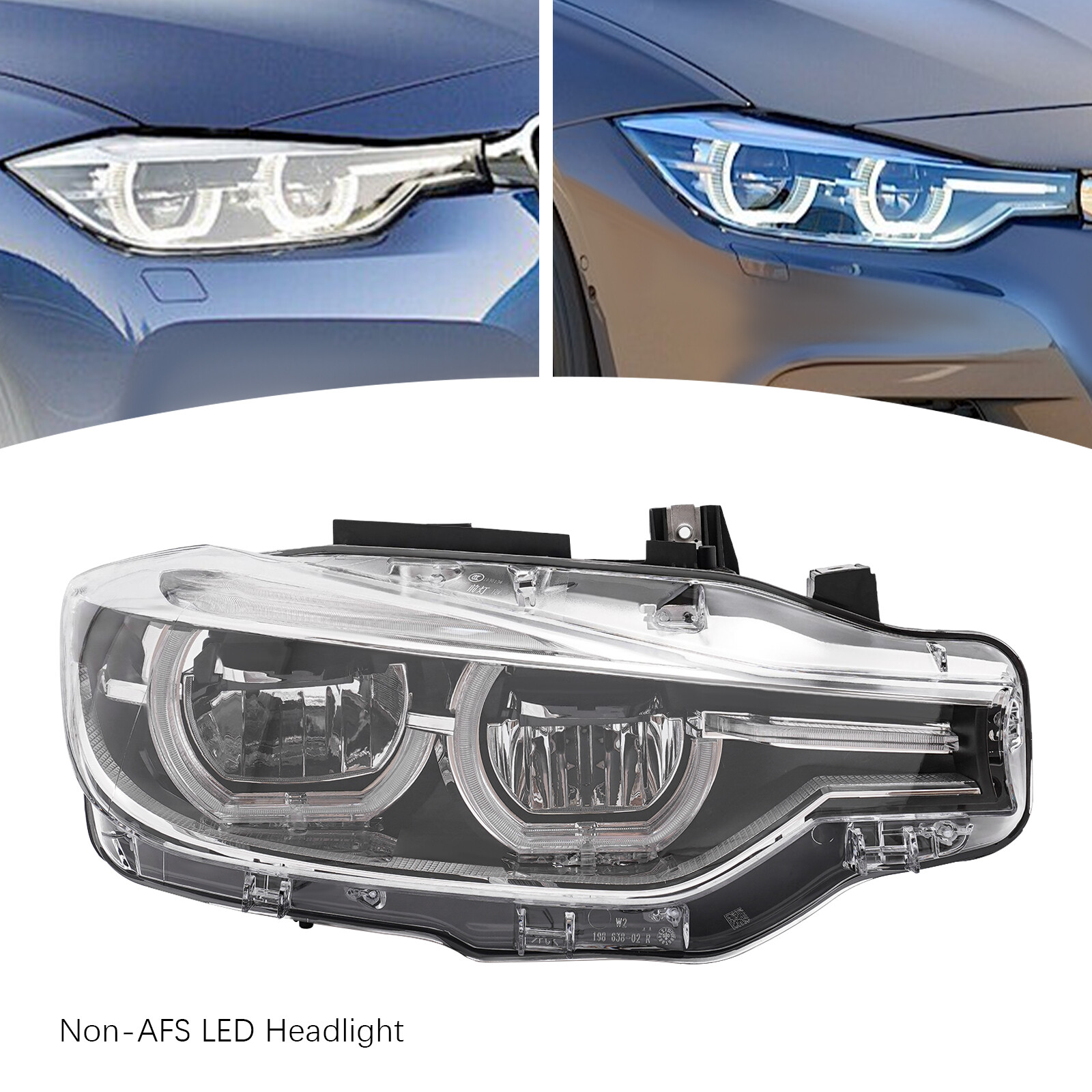 LED Headlight Right Passanger Side Headlamp For BMW 3 Series F30 F31 2016-2019~