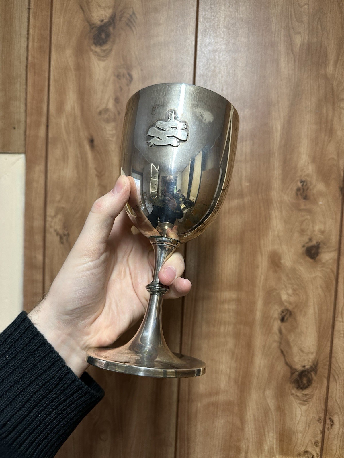 Vintage Antique 925 Sterling Silver Victorian Goblet 245g