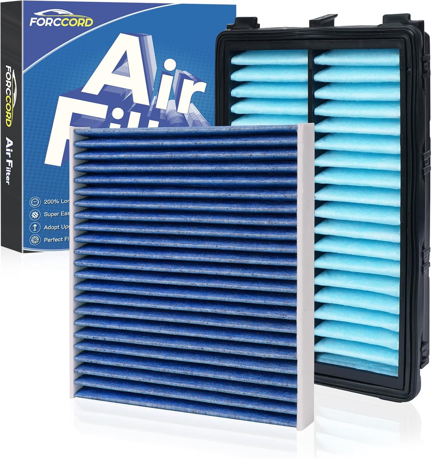 Cabin & Engine Air Filter Fit for Tucson 2022-2026, Santa Fe 2021-2026, Soren...
