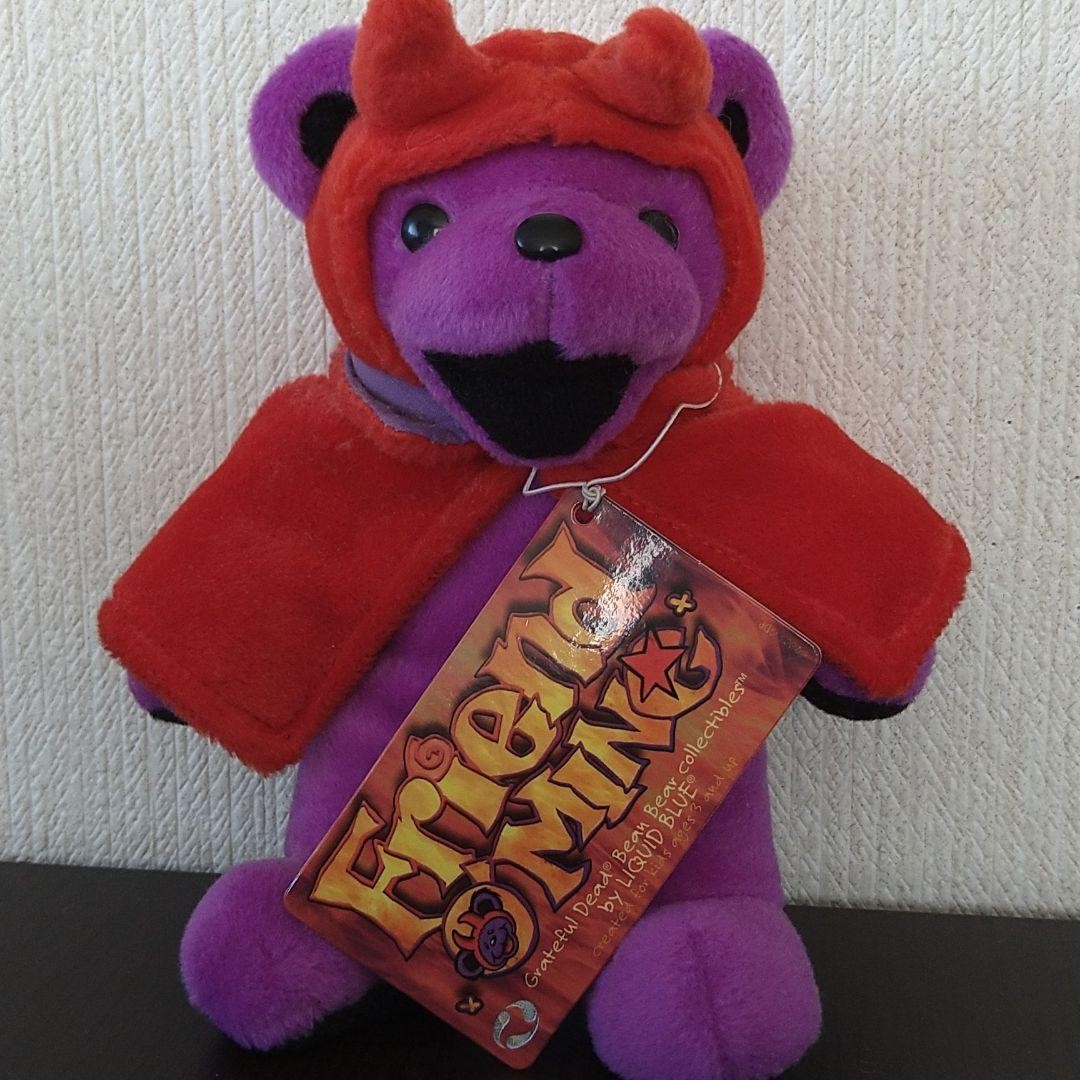 Friendo'mine Grateful Dead Bear Red Cape Plush Toy - Vintage Style