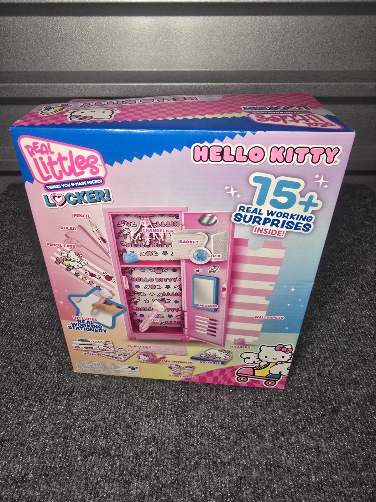 REAL LITTLES Hello Kitty® Micro Locker with Over 15 Tiny Small, Multicolor