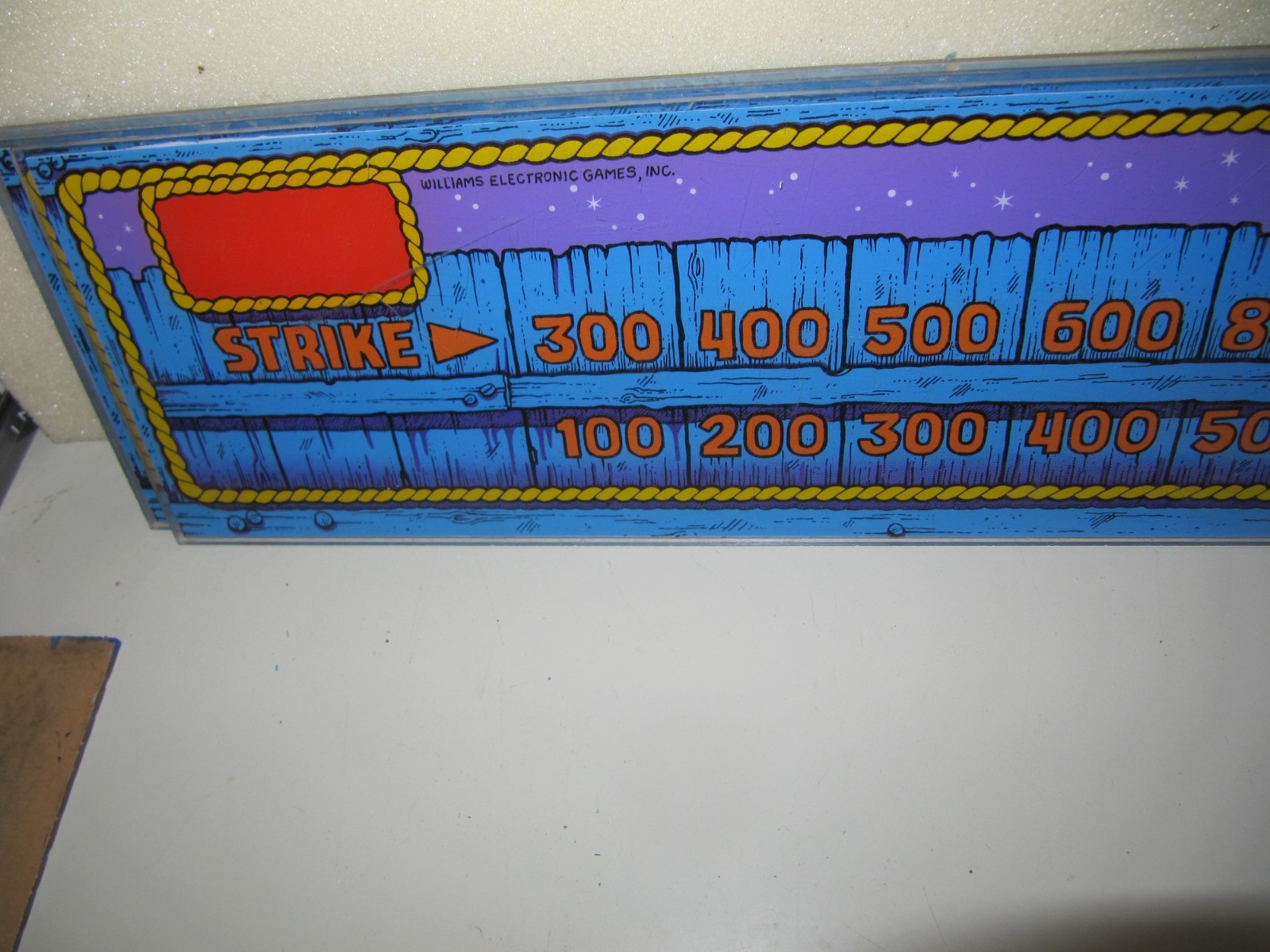 original  WILLIAMS Strike  MARQUEE Scoreboard