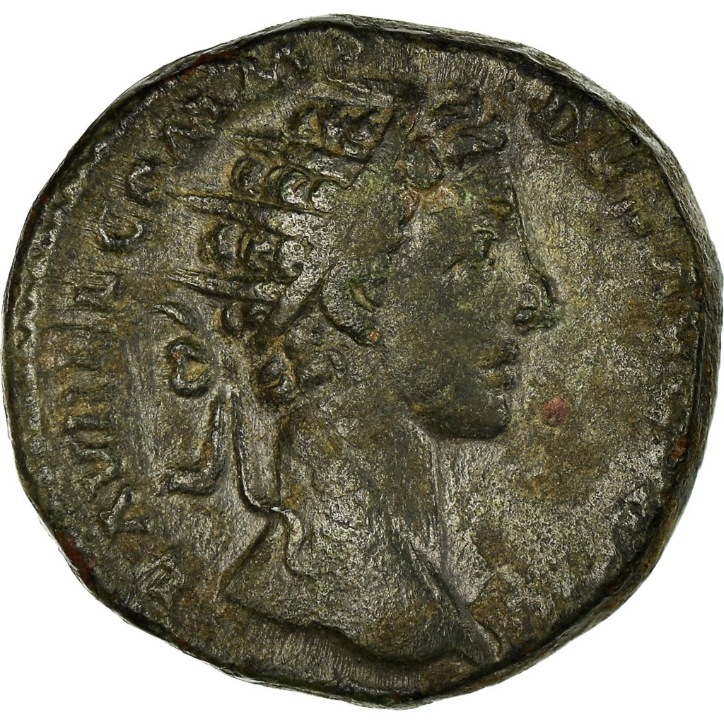 [#658971] Coin, Commodus, Dupondius, Rome, VF, Bronze, RIC:1614