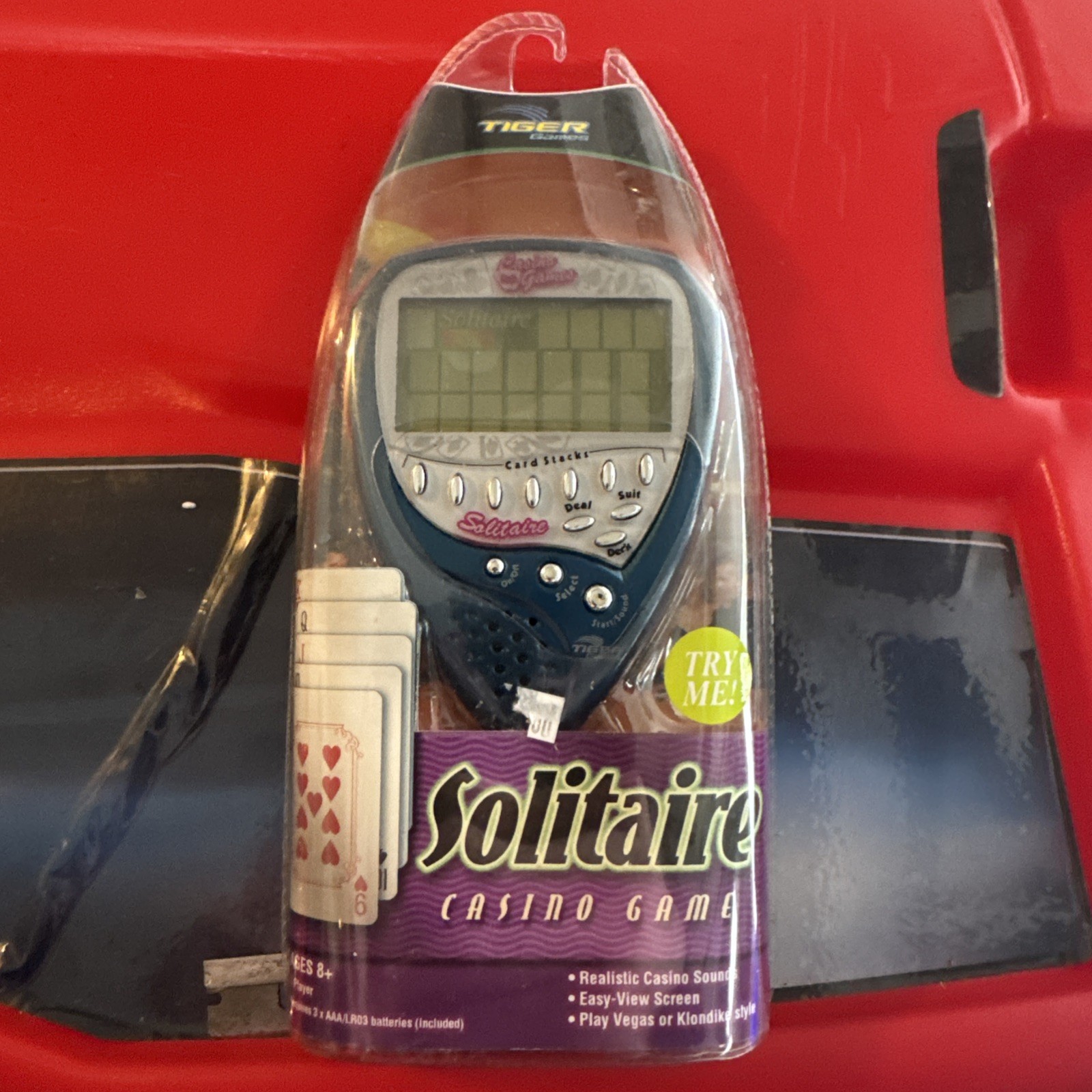 Vintage Tiger Solitaire Casino Game - Electronic Handheld NEW UNOPENED!