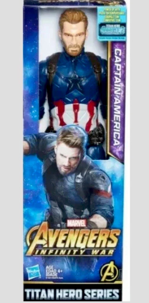 NWT ~ Captain America Titan Hero Series 12-inches Figure Marvel Avengers