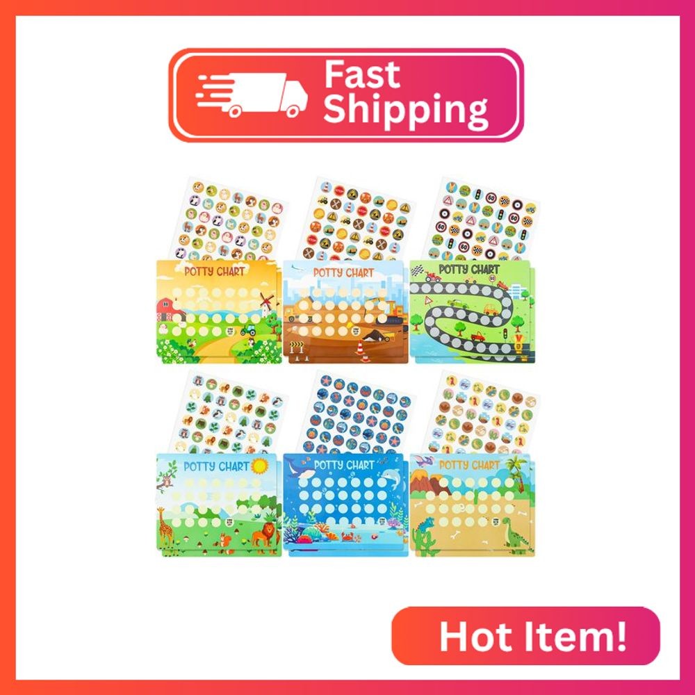 19 Pcs Potty Training Chart for Toddlers Boys Potty Training Reward Charts 6 Fun
