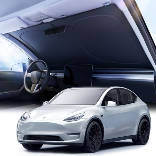 2026 Upgraded  Car Windshield Sun Shade [Dot Matrix Reflective Coating] Smal