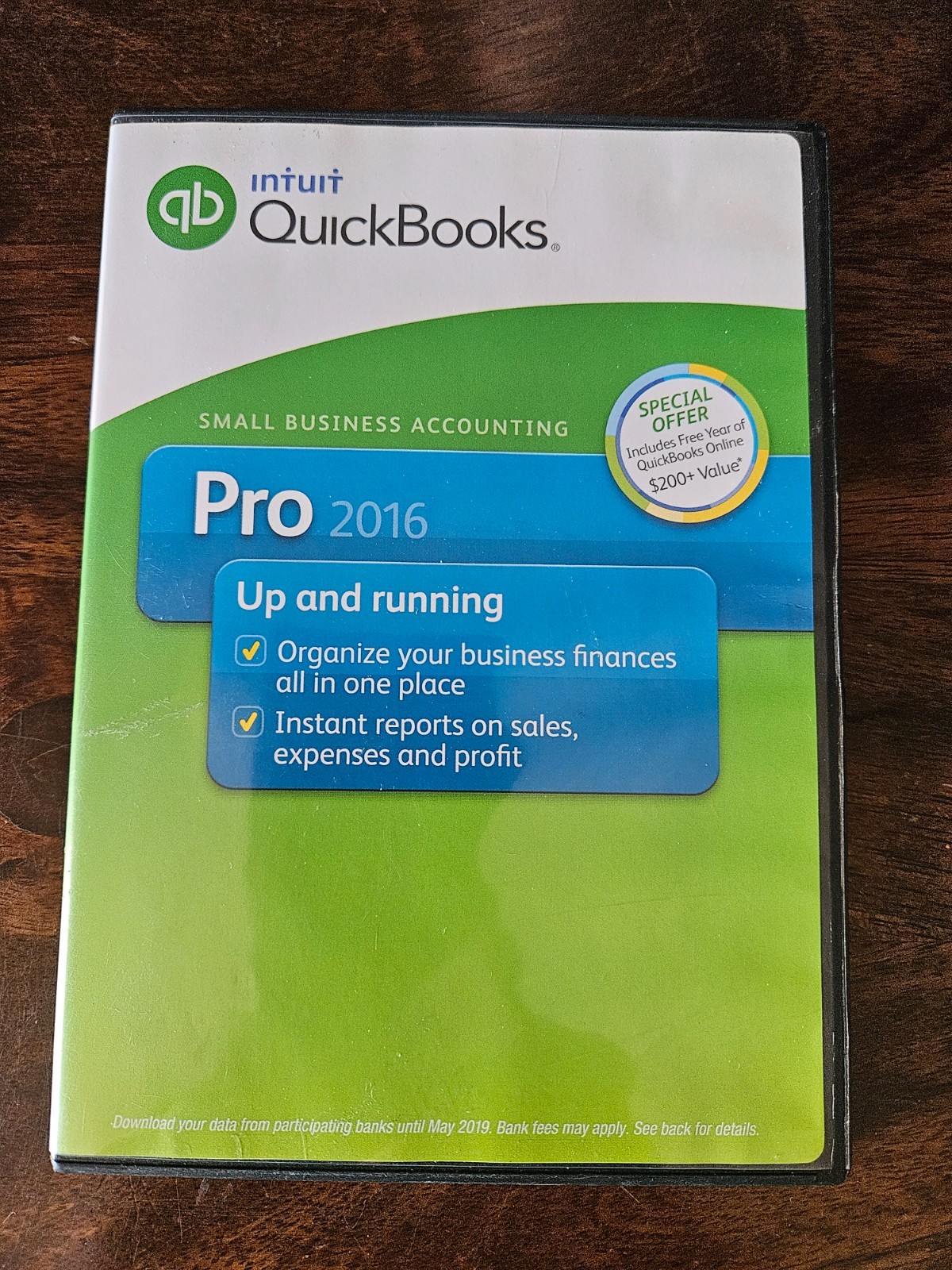 Quickbooks Desktop Pro 2016 Windows 10 & 11 - NO SUBSCRIPTION- AUTHENTIC TESTED!