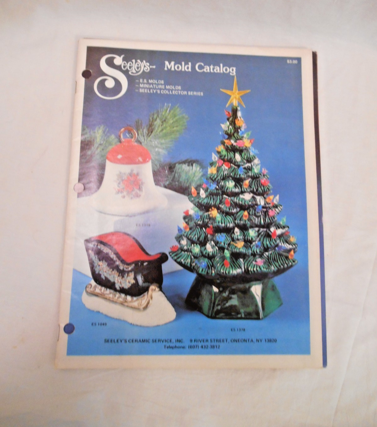 Vintage Old 1980's Seeley's Ceramic Mold Catalog w Prices + 3 Tech Sheets