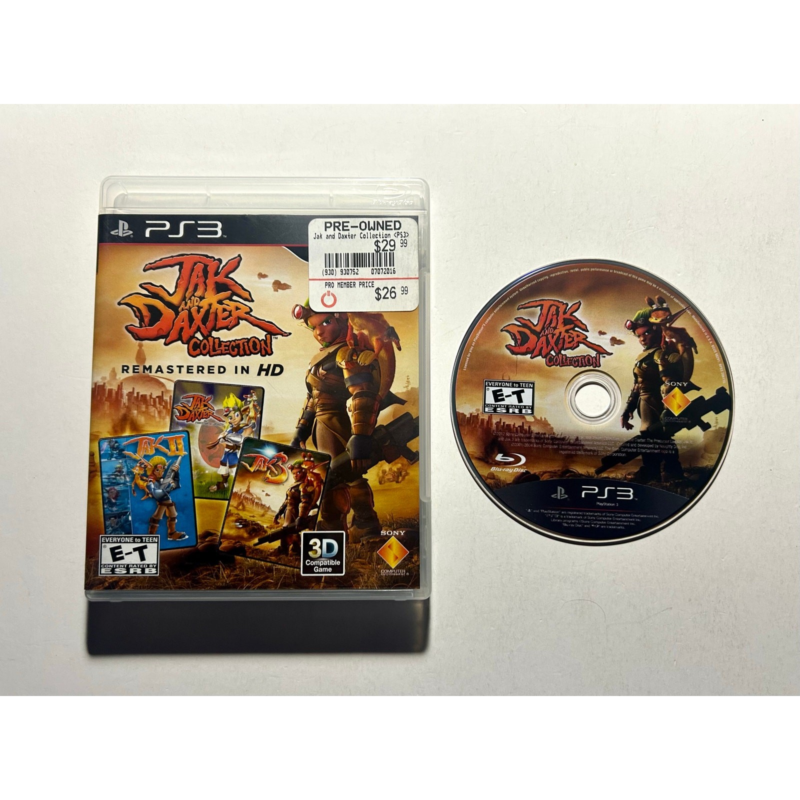 Jak & Daxter Collection (PlayStation 3 PS3) Works Great🔥
