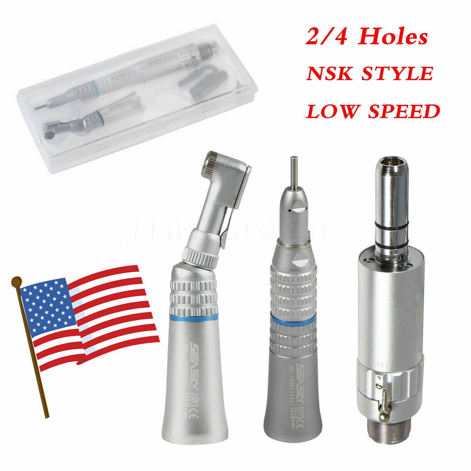 Estilo NSK Dental Contra Angulo Baja Velocidad Pieza de Mano SlowSpeed Handpiece