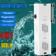 90 GALLON Internal Aquarium Fish Tank Canister 475 GPH Filter Water Filtration