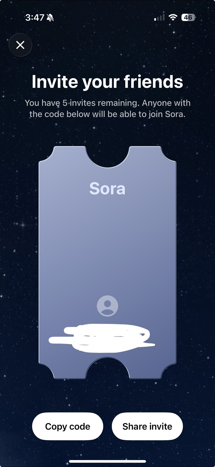 Sora 2 | Open AI Invite Code for App Access