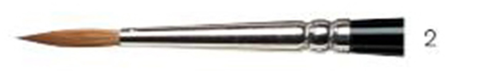 Round N. 2 Sable Brush For Watercolor Series 7 Short Handle