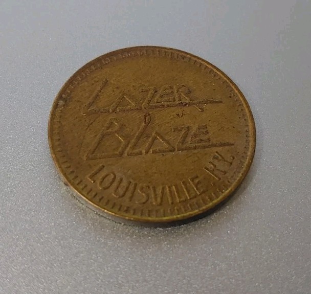 Lazer Blaze Arcade Token Coin Louisville Kentucky