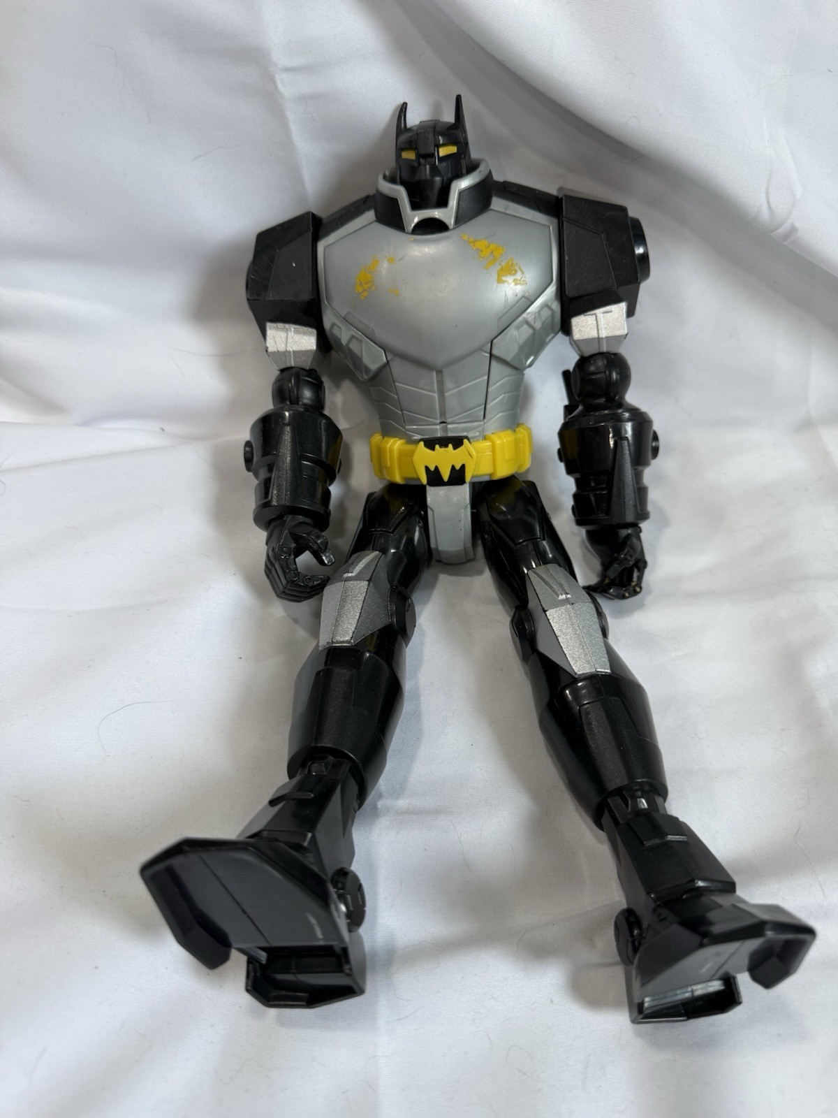 DC Comics Batman Action Figure Black Gray Yellow Plastic Comic Book Heroes