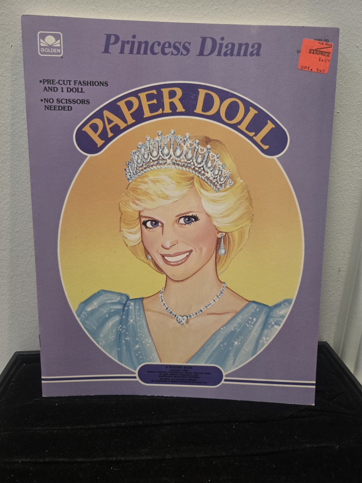 Lot of 4  1985 Princess Diana Paper Doll Books Brand New
