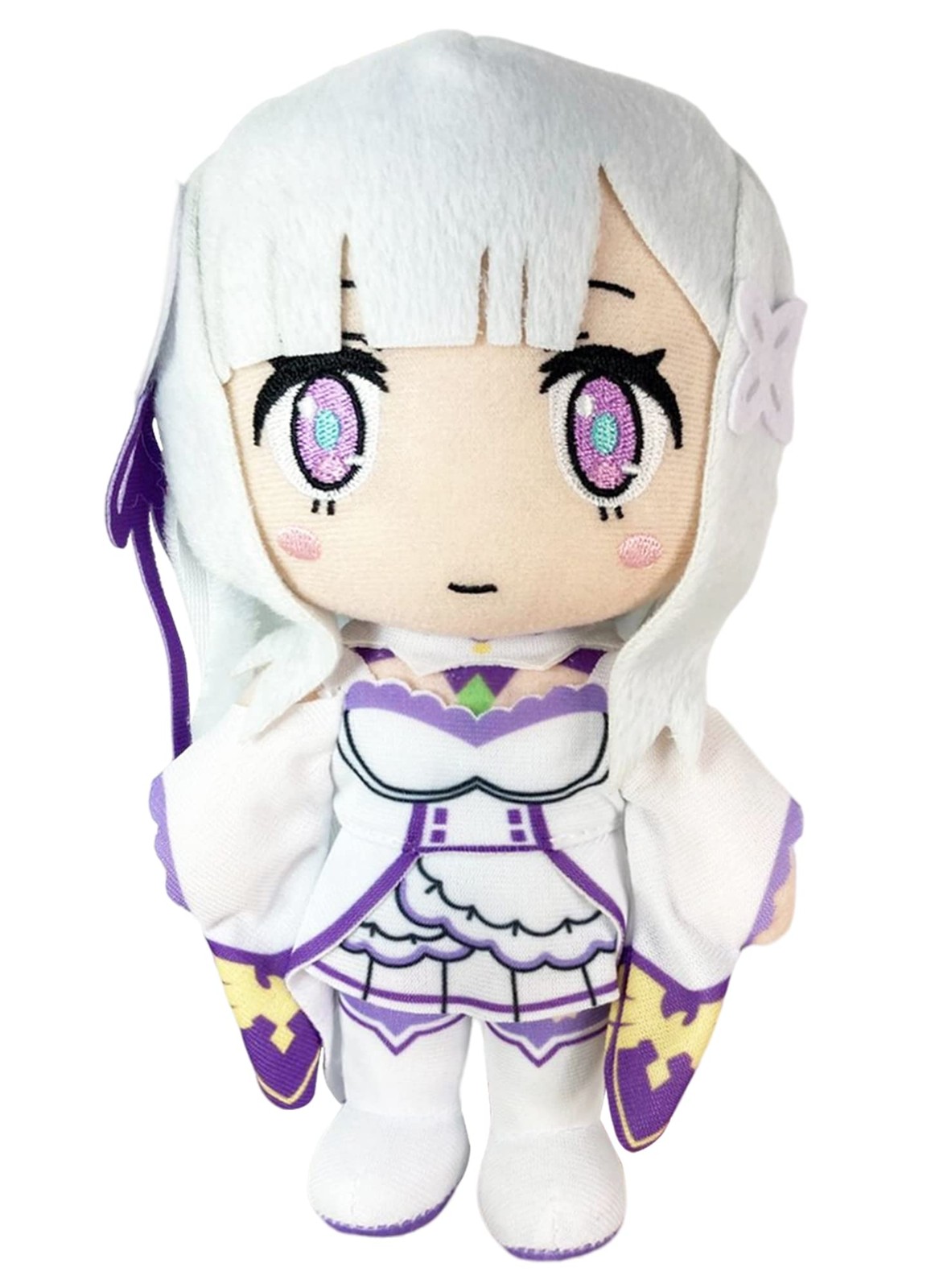 Great Eastern Entertainment Re:Zero Emilia Plush 8" H - Official Anime