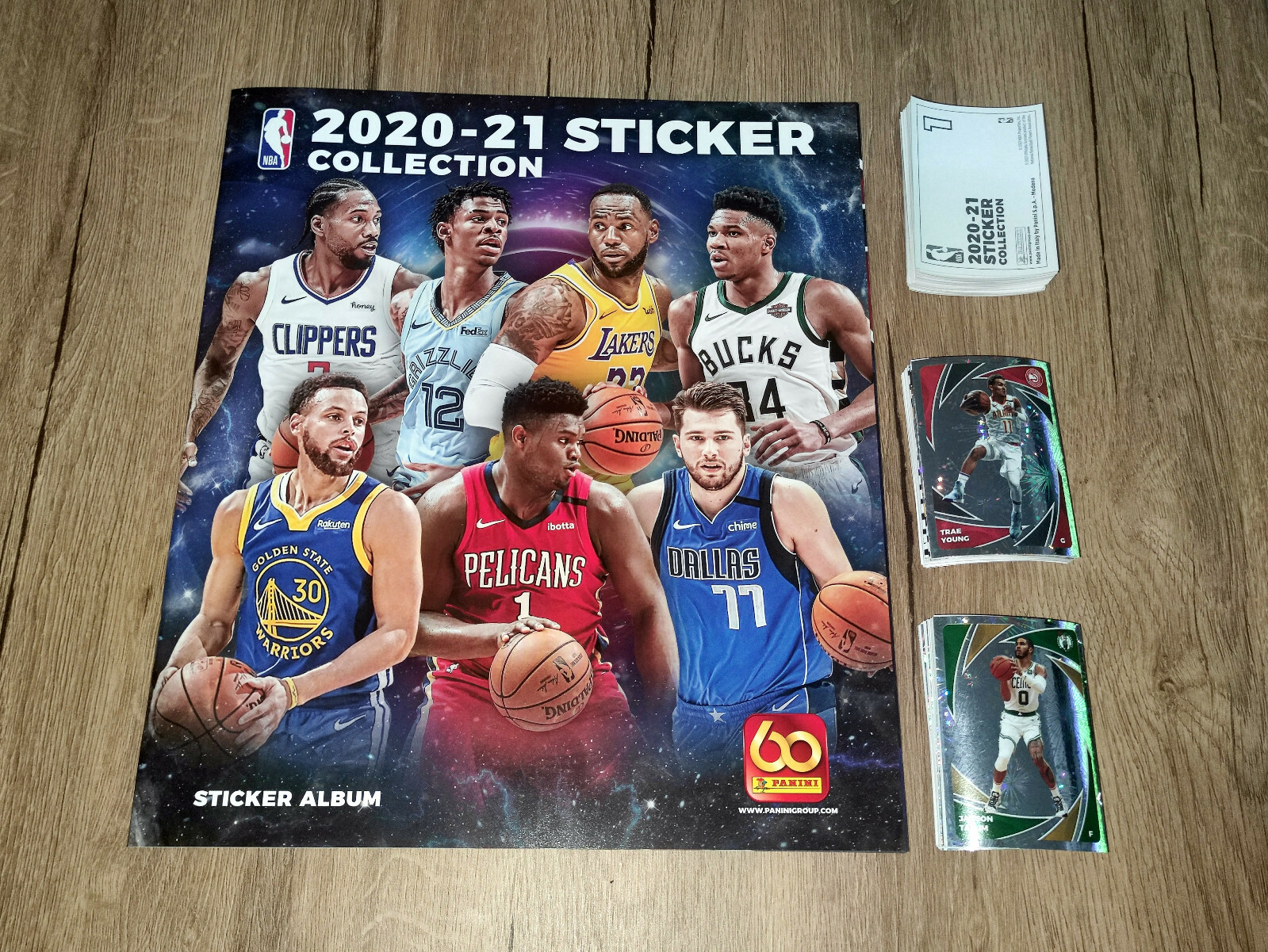 NBA Basketball Panini 2020 2021 20 21 Album and complete sticker set EUROPEAN