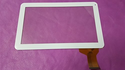 White: Touch Screen Digitizer HD 09 FHX 10 inch