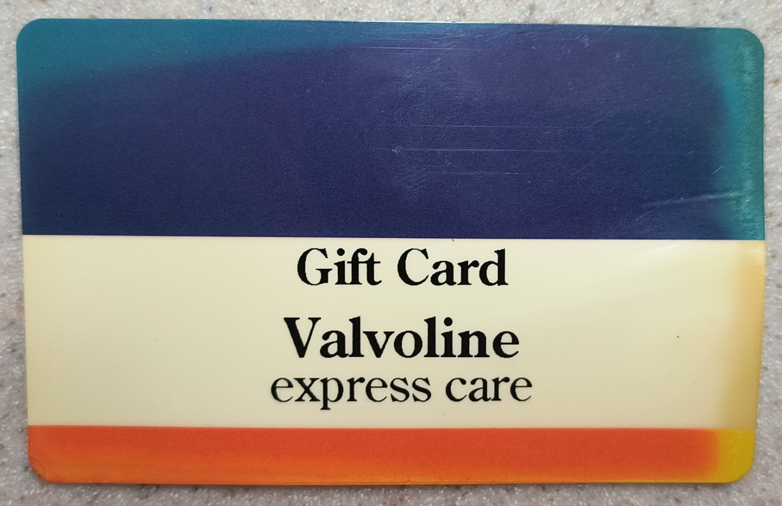 Valvoline Express Care GIFT CARD with $31.90 balance