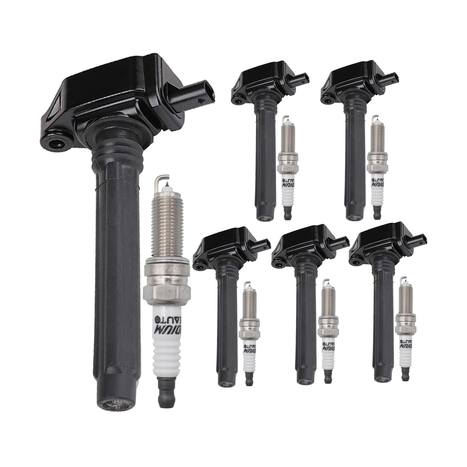 UF648 Ignition Coil Pack 05149168AI And Iridium Spark Plug Set Of 6... Fast Ship