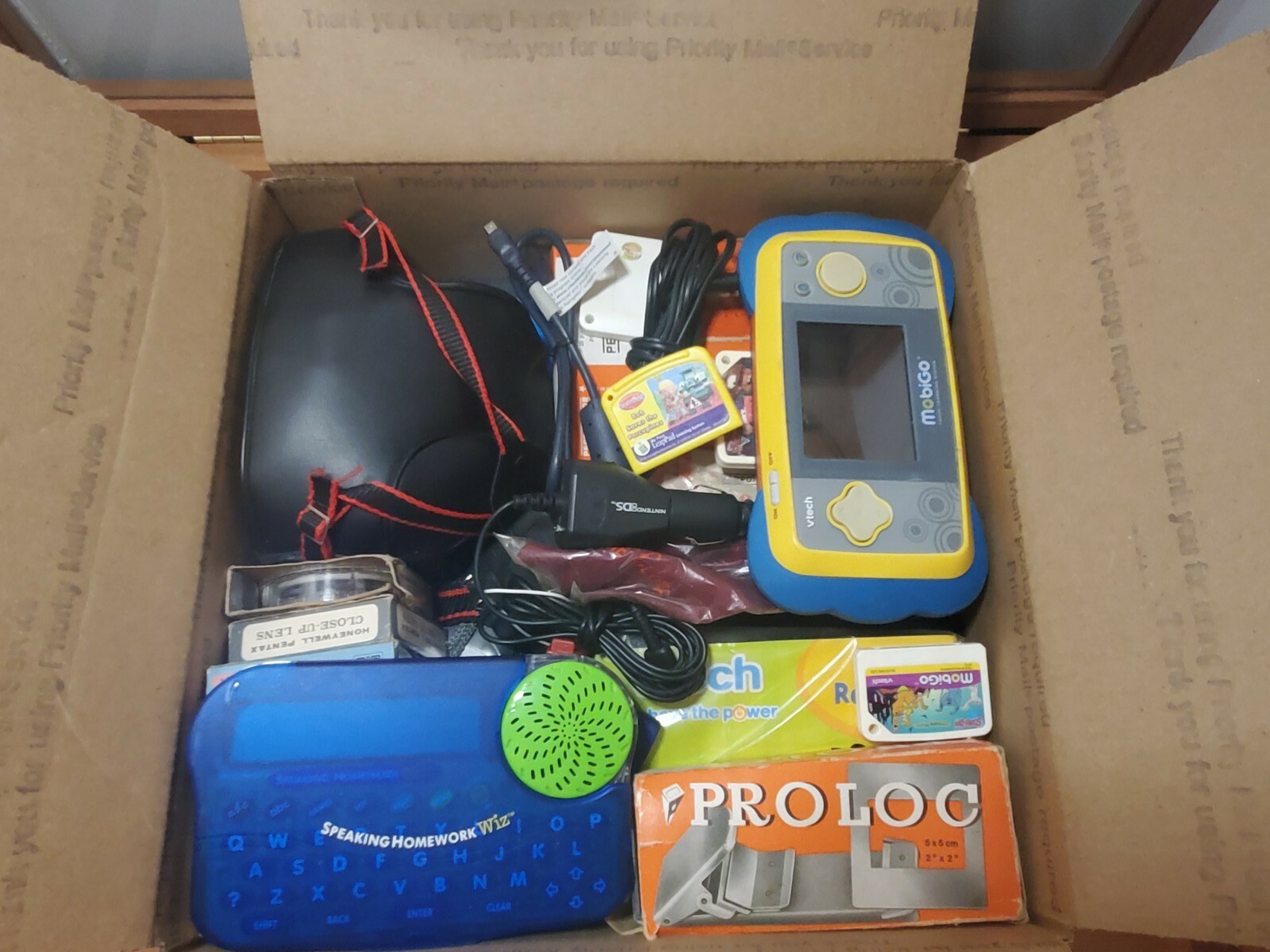 Camera/Electronics LoT! Vivitar, Olympus, Fuji Film, Hachi - Lens/Parts vtg box1