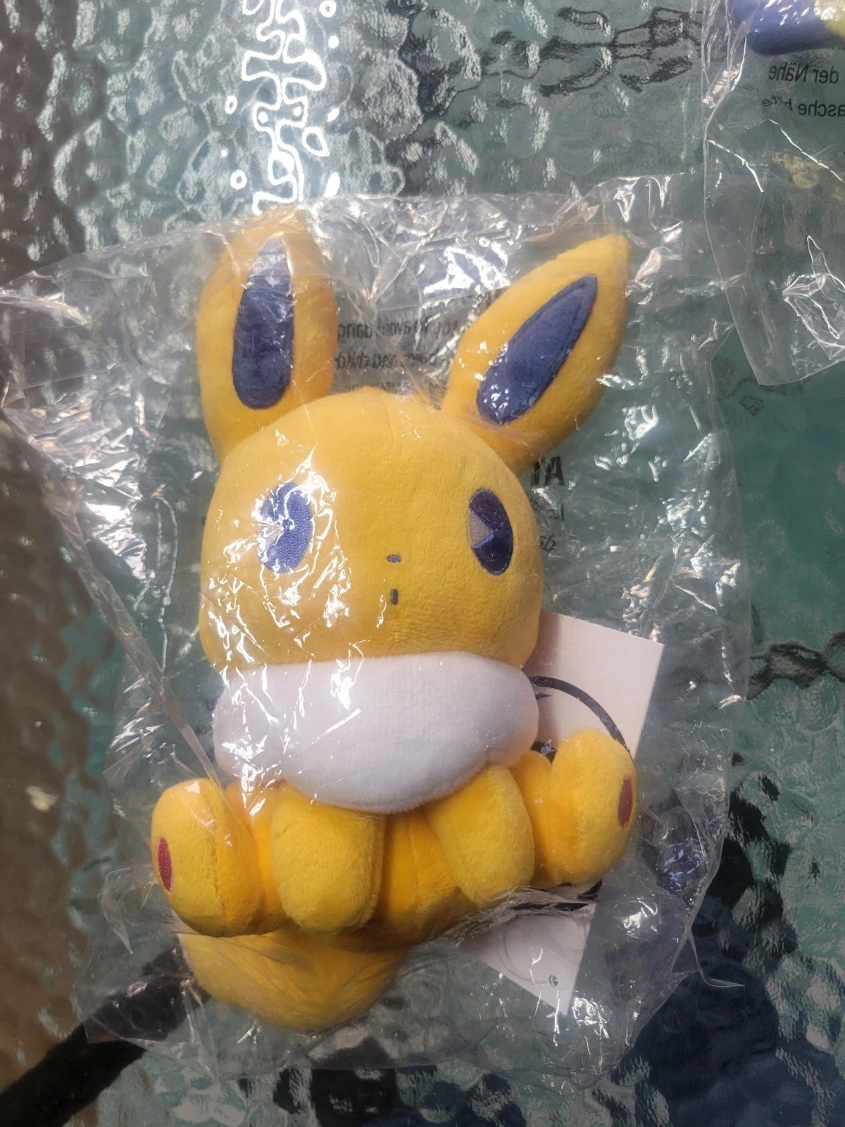 Eevee Pokemon Soda Pop Plush Pokemon Center SEALED IN BAG