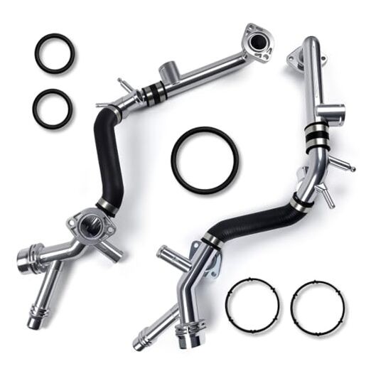 Upgrade aluminum engine coolant,radiator pipes and water 06E121045E