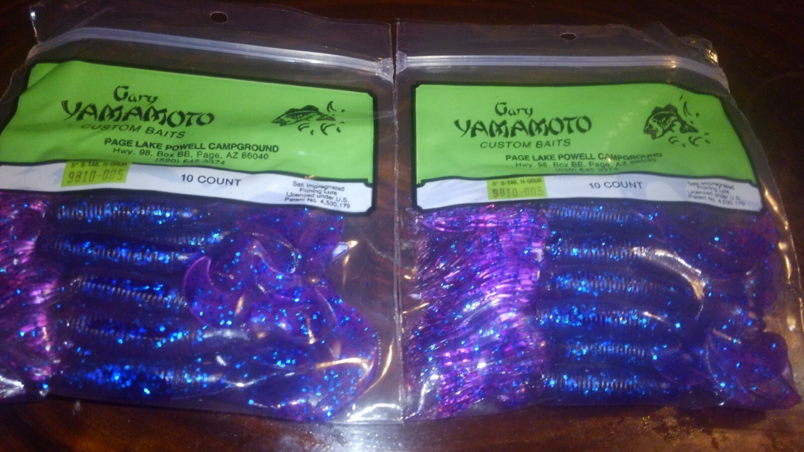 Gary Yamamoto 9810-005 Hula Grub 5 Inch Single Tailed