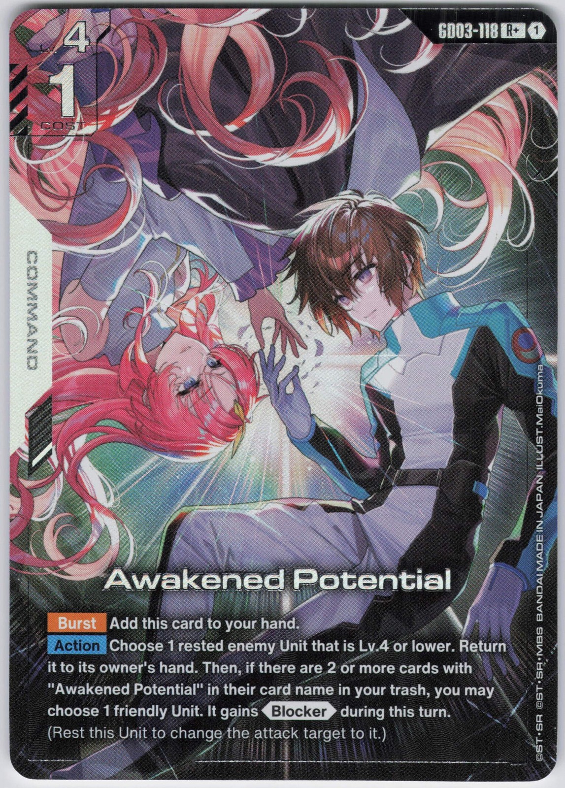 Awakened Potential (R+) R+ Steel Requiem GD03-118 NM