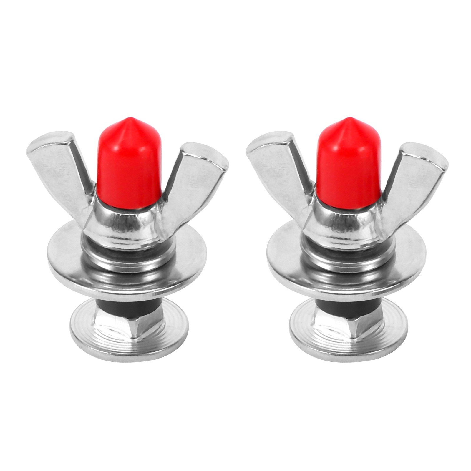 2Pcs 316 Stainless Steel Diving Screws Butterfly Backplate  Nuts for7184